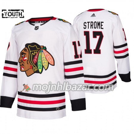 Dresovi Chicago Blackhawks Dylan Strome 17 Adidas 2019-2020 Bijela Authentic - Dječji Dresovi Chicago Blackhawks Dylan Strome 17 Adidas 2019-2020 Bijela Authentic - Dječji